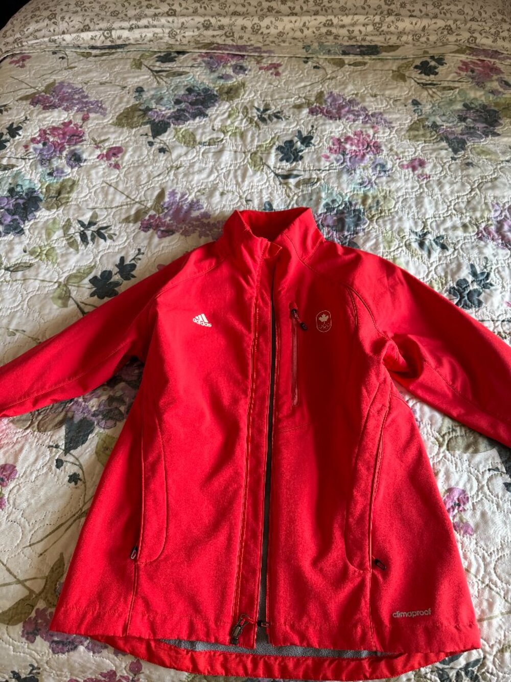 Canada Olympic Adidas Fleece Waterproof Jacket